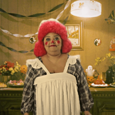 Costume Party Idk GIF by Halloween Party