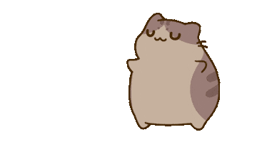 Cat Hug Sticker by Bichi Mao