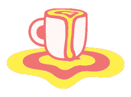 Oat Milk Coffee Sticker by MINOR FIGURES