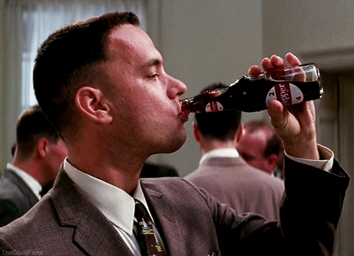 forrest gump drinking GIF by The Good Films