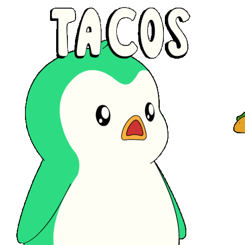 Hungry Penguin Sticker by Abster