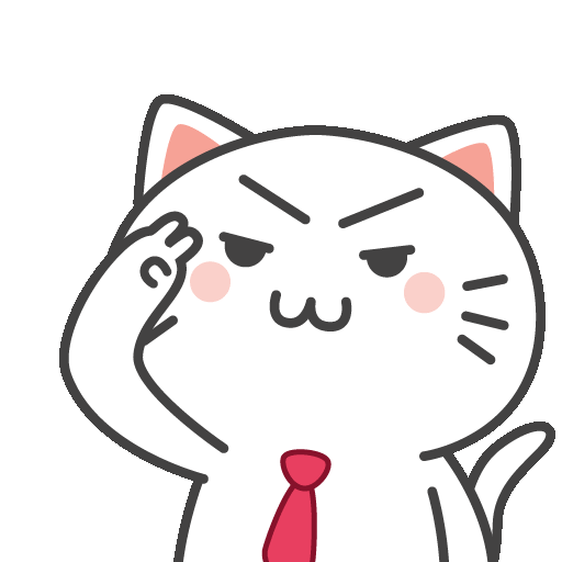 Cute Cartoon Peach Cat Angry GIF