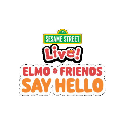 Friends Elmo Sticker by Round Room Live