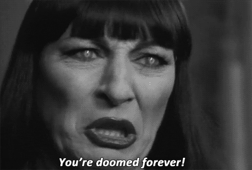 Image result for doomed witch gif