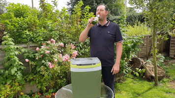 jimmythemower drink beer drinking alcohol GIF