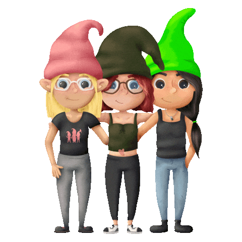 Gnome Sticker by Wichtel Wanda