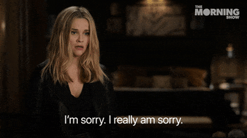 Sorry Reese Witherspoon GIF by Apple TV+