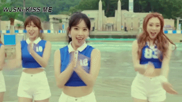 wongchongkivickyklily kiss me wjsn GIF
