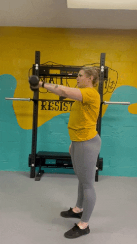 Single Arm Front Raise GIF