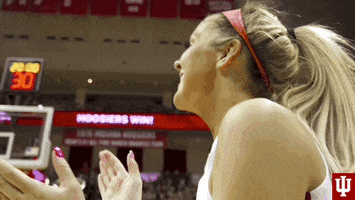 Clap Hype GIF by Indiana Hoosiers