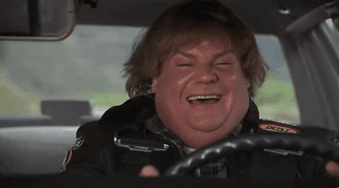Scared Chris Farley GIF - Find & Share on GIPHY