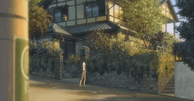 the girl who leapt through time scenery GIF by Funimation