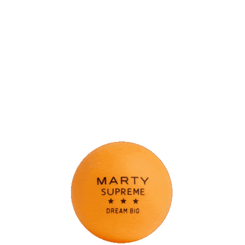 Ball Orange Sticker by Ping Pang Paris