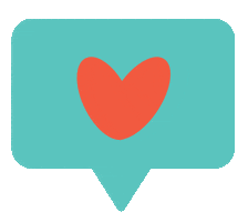 Heart Love Sticker by Folksy