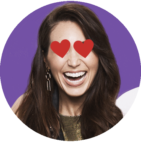 Heart Eyes Love Sticker by The Thinkergirls