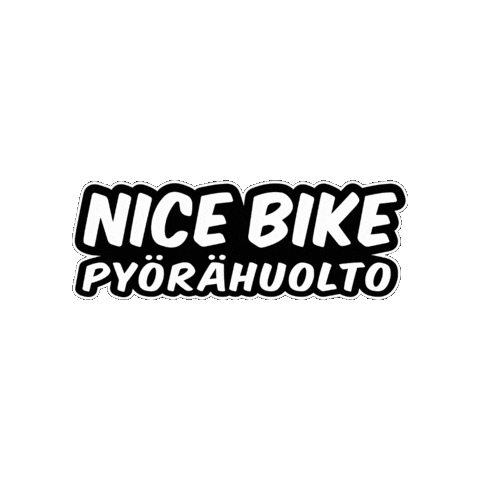 Nice Bike Pyörähuolto Sticker