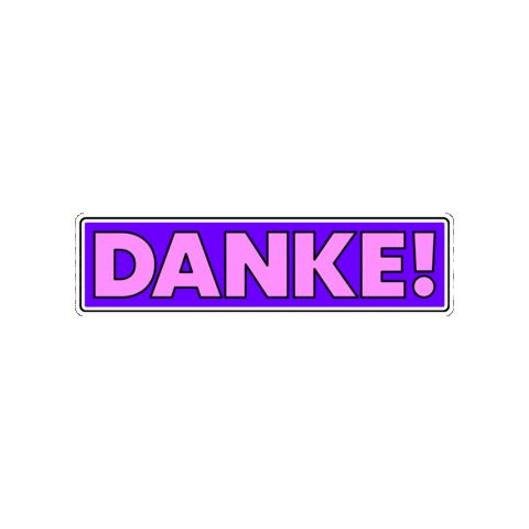 Danke Sticker by SFBerlin
