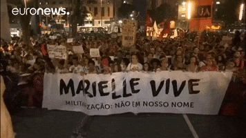 demonstration marching GIF by euronews