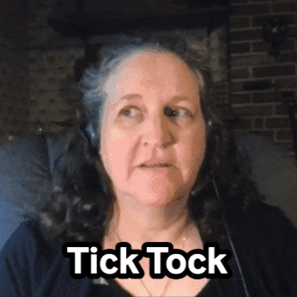 Tick Tock Time Is Ticking GIF by Carma Spence