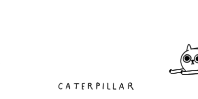 cat caterpillar GIF