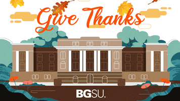 Bowling Green Thanksgiving GIF by Bowling Green State University
