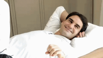 sexy roger federer GIF