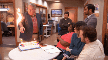 Parks And Recreation Fire GIF by PeacockTV