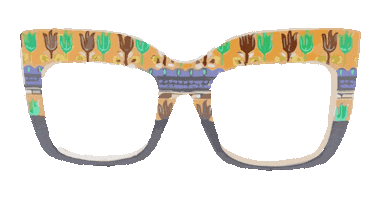 Tribal Eyes Shop Sticker