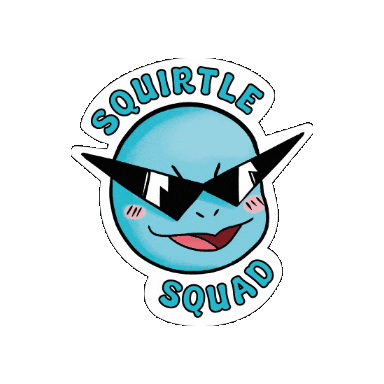 Pokemon Squad Sticker