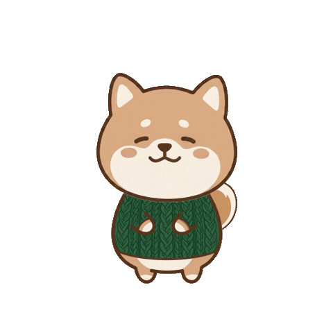 Shiba Inu Dog Sticker by Shibakatsu しばかつ