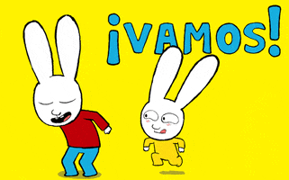 Reacciones Vamos GIF by Simon Super Rabbit
