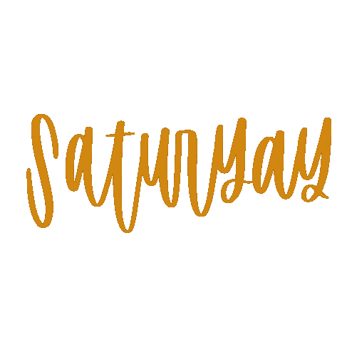 Weekend Lettering Sticker