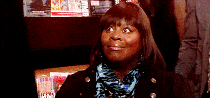 parks and recreation excited shocked tom haverford retta
