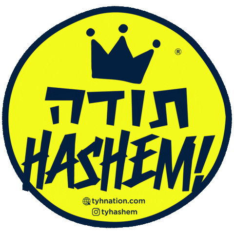 Tyhashem Sticker by Thank You Hashem
