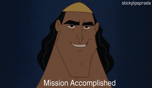 Image result for mission accomplished gif