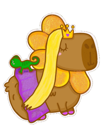 Capybara Sticker