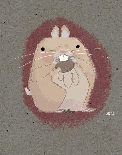 Art Hamster GIF by Aron Shay