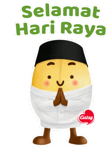 Idulfitri Oat Sticker by Oatsy Indonesia
