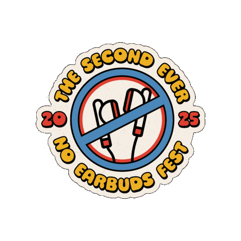 Sticker by No Earbuds!