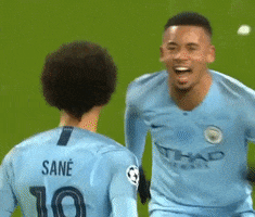 happy leroy sane GIF by Manchester City