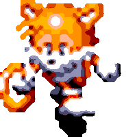 Tails Knuckles Sticker