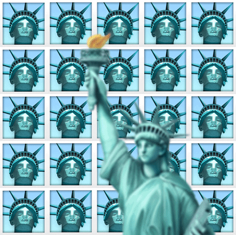 Statue Of Liberty Nyc GIF by Jess Mac - Find & Share on GIPHY