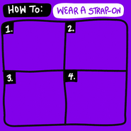 How to wear a strapon