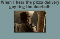lord of the rings pizza GIF
