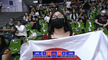 Celebra Japan Flag GIF by Volleyball World