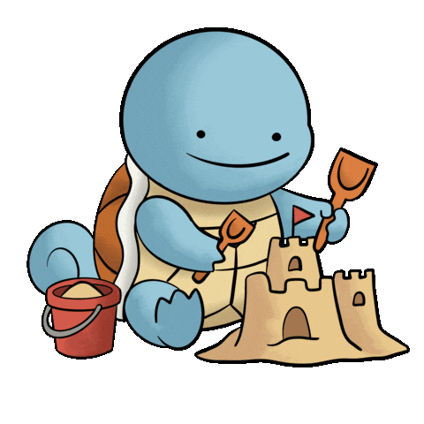Summer Pokemon Sticker by Regina Awang