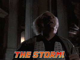 Warning Doc Brown GIF by Back to the Future Trilogy