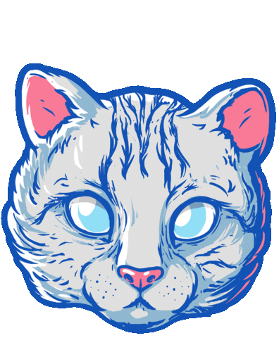 Cat Kitty Sticker by wehkid