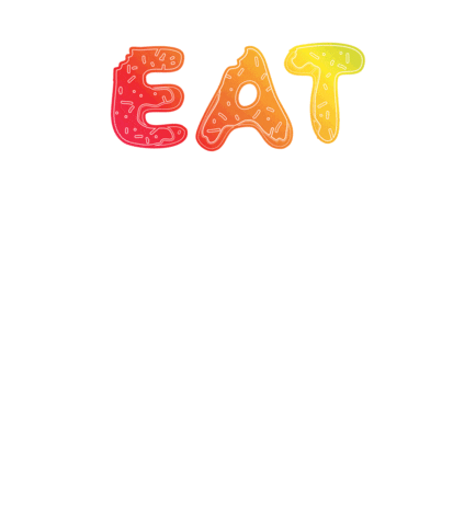 Rainbow Eat Sticker by Donut Digest