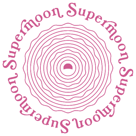 Supermoon Boulder Sticker